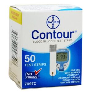 Contour Blood Glucose Test Strips x 50