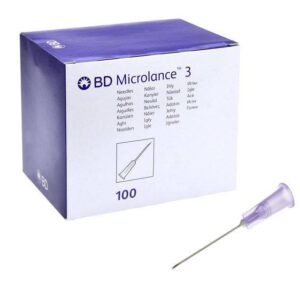 BD Microlance 3 Needles 24G 1" (0.55 x 25mm) Purple (100 pcs)