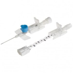 BD Venflon Pro Safety IV Cannula with Injection Port 22G Blue 25mm 1x50